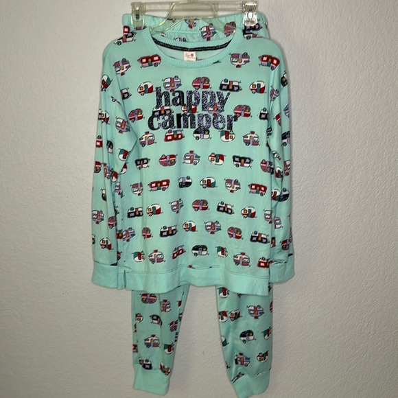 Secret Treasures Happy Camper Pajama Set Small-Medium - Picture 1 of 8